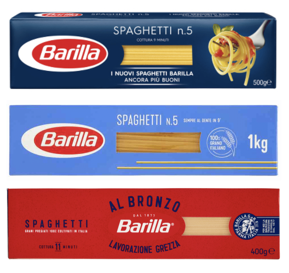 Rebranding aziendale pasta Barilla